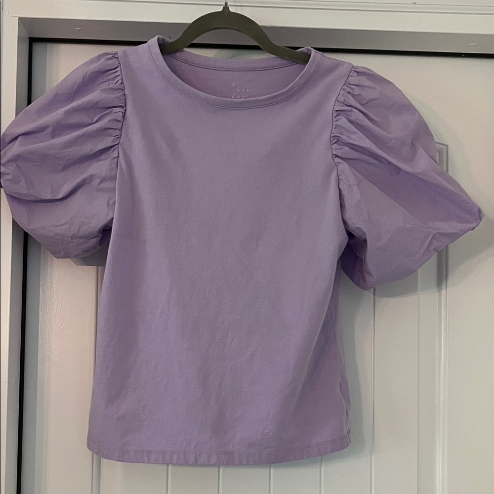 a new day Lilac Puff Sleeve Blouse